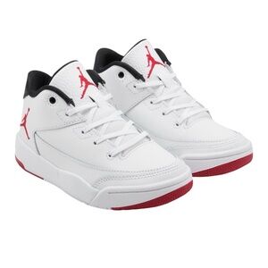 White and Red Sneakers For Kids F